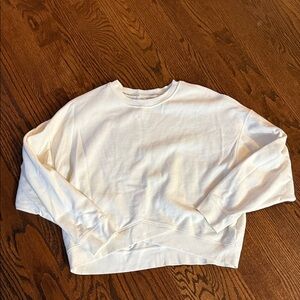 Calvin Klein Cream Crewneck Sweatshirt